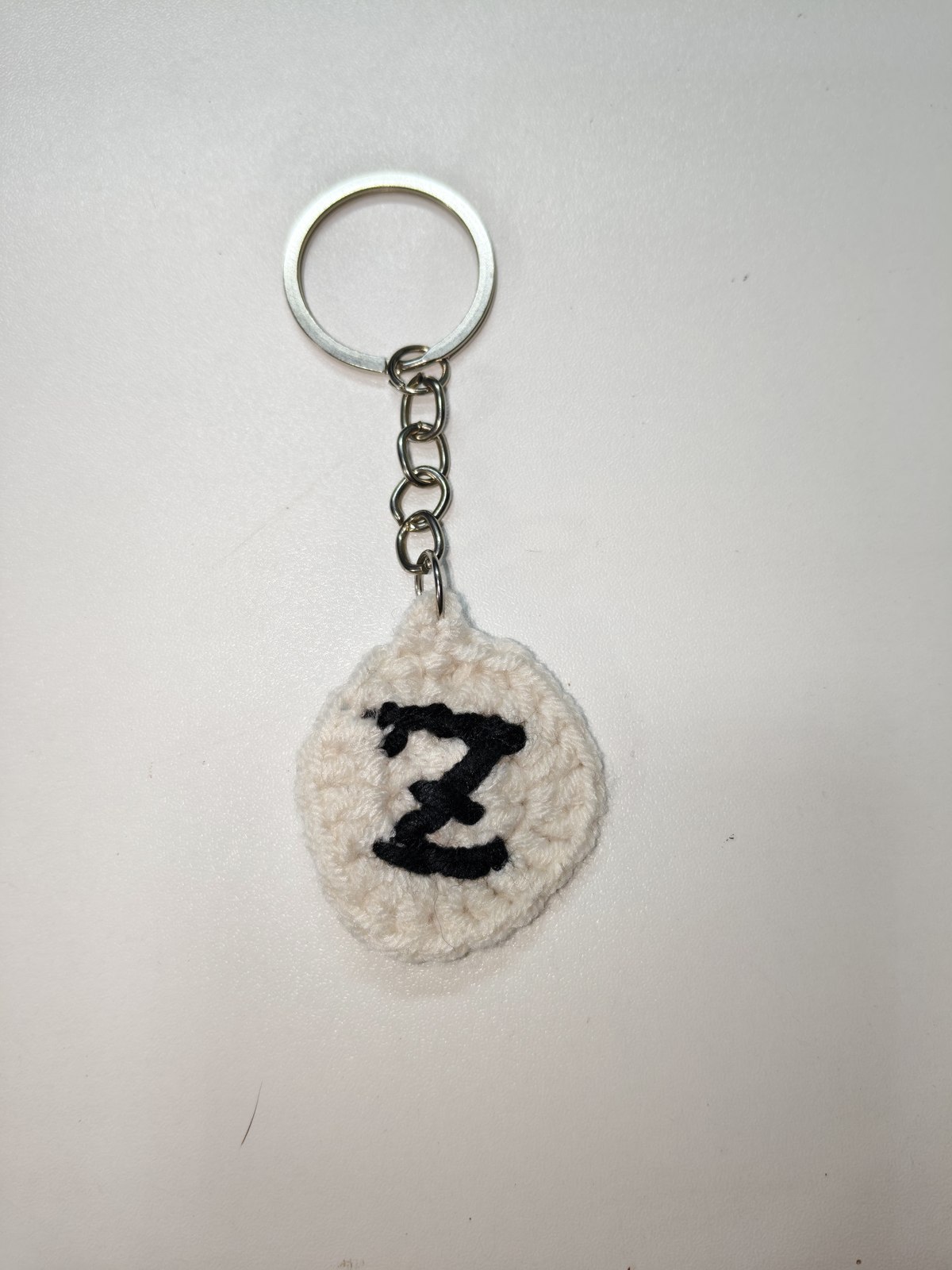Crochet Initial Keychain