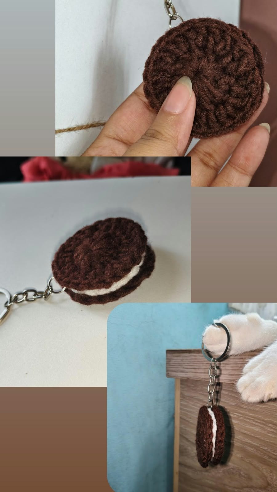Round Crochet Pouch
